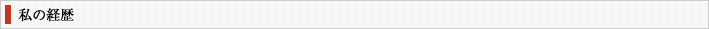 私の経歴